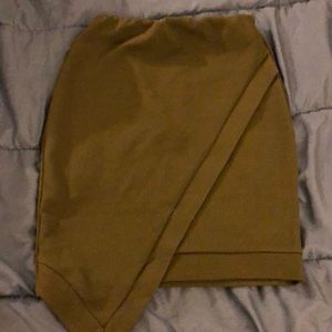 Papaya Olive green pencil skirt